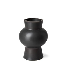 Load image into Gallery viewer, Abstract Cylinder Table Vase (397543) - Black
