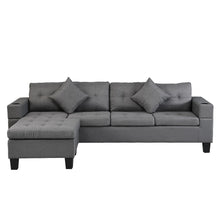 Load image into Gallery viewer, Sectional Sofa Set For Living Room With L Shape Chaise Lounge, Cup Holder And Left Or Right Hand Chaise Modern 4 Seat

