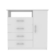 Load image into Gallery viewer, 4 Drawer Combo Dresser - White
