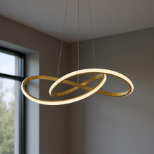 Load image into Gallery viewer, Metal LED Dimmable Chandelier - Gold
