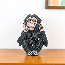 Load image into Gallery viewer, Monkey Tabletop Sculpture - Brown / Pink / Red
