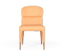 Load image into Gallery viewer, Upholstered Fabric Dining Side Chairs (Set of 2) - Peach

