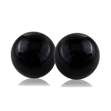 Load image into Gallery viewer, Decorative Orb Tabletop Sculptures (Set of 2) - Black
