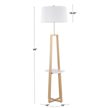 Load image into Gallery viewer, Cosmo - Shelf Contemporary / Glam Floor Lamp
