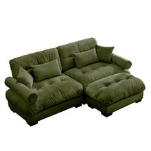 Load image into Gallery viewer, Super Comfort Oversized Modular Sectional Sofa With Movable Ottoman
