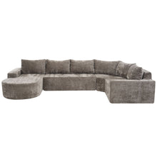 Load image into Gallery viewer, Modular Cloud Sectional Sofa Set, U-Shaped Upholstered Couch With Deep Seat
