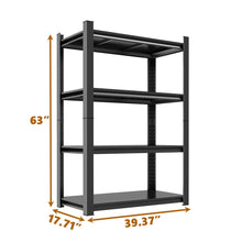 Load image into Gallery viewer, Tall Storage Shelf, Adjustable Height Storage Rack
