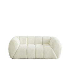Load image into Gallery viewer, Quilted Cloud Sofa With Rounded Armrests And Piano Key Backrest Design
