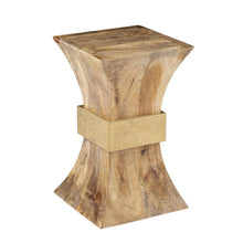 Load image into Gallery viewer, Solid Wood Manufactured Wood Square End Table - Natural
