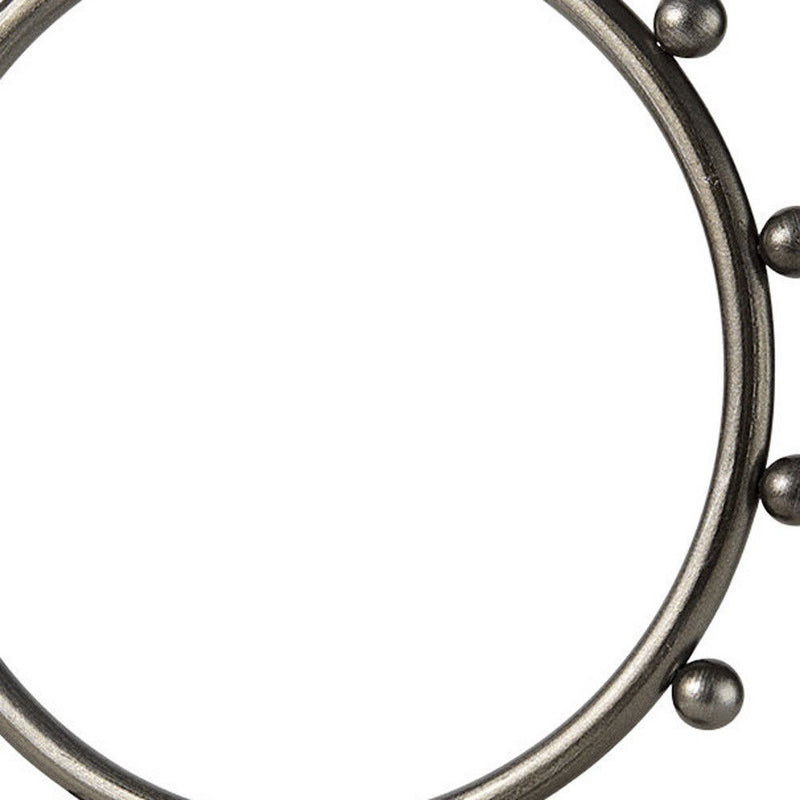 Circle Tabletop Sculpture (608695) - Gray