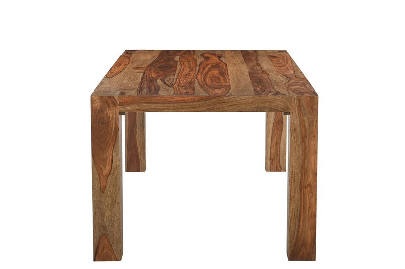 75" Solid Wood Dining Table - Brown