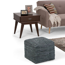 Load image into Gallery viewer, Fredrik - Handcrafted Square Pouf
