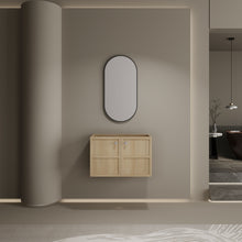 Load image into Gallery viewer, Modern Wall Mounted Bathroom Vanity With Soft Closing Doors
