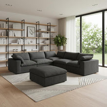 Load image into Gallery viewer, Blend Modular L Shaped Six Piece Corner Sectional - Black
