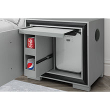 Load image into Gallery viewer, Adelaide - Nightstand With Cooler And Speaker - Gray / Black
