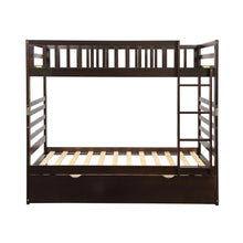 Load image into Gallery viewer, Orisfur. Twin Bunk Beds for Kids with Safety Rail and Movable Trundle bed
