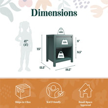 Load image into Gallery viewer, Haven - 1 Drawer Nightstand - Green
