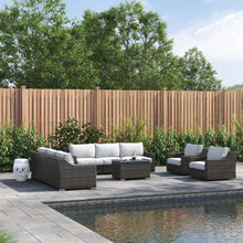Load image into Gallery viewer, Stylish Sofa Seating Group With Cushions Perfect For Outdoor Gatherings
