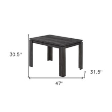 Load image into Gallery viewer, 47" Black Dining Table

