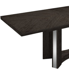Load image into Gallery viewer, 98" Dark Gray Solid Wood Dining Table

