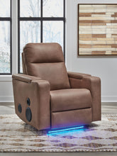 Load image into Gallery viewer, Lorrenton - Caramel - Glider Power Recliner With Audio System
