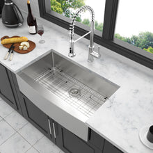 Load image into Gallery viewer, Farmhouse Kitchen Sink Stainless Steel Apron Front
