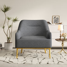 Load image into Gallery viewer, Modern Elegance Accent Chair With Curved Backrest
