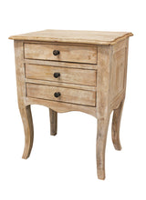 Load image into Gallery viewer, 29" Three Drawer Nightstand - Light Brown
