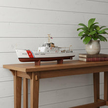 Load image into Gallery viewer, Hand Painted Model Boat (624460) - White / Dark Brown
