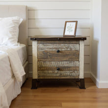Load image into Gallery viewer, 27" Two Drawer Nightstand - Brown
