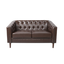 Load image into Gallery viewer, Sophisticated Loveseat With Diamond Stitched Detailing
