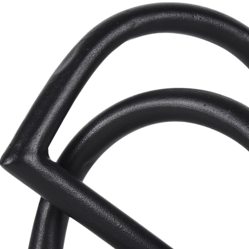 Modern Abstract Tabletop Sculpture (608706) - Black