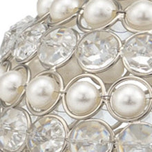 Load image into Gallery viewer, Decorative Orb Sculptures (Set of 2) - Silver / Clear
