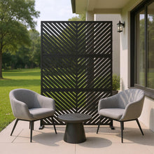 Load image into Gallery viewer, Three Panel Screen Room Divider (720024) - Black

