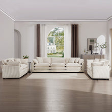 Load image into Gallery viewer, Elegant Oversized Sectional Sofa Set With Deep Seats And Flexible Layout
