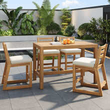 Load image into Gallery viewer, Patio Bar Set With Ergonomic Chairs
