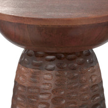 Load image into Gallery viewer, 18" Wood Round End Table - Brown

