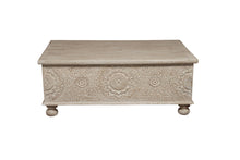 Load image into Gallery viewer, Solid Wood Distressed Lift Top Coffee Table - Natural

