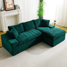 Load image into Gallery viewer, Modular Sofa, Convertible Twin Seat With Chaise Lounge
