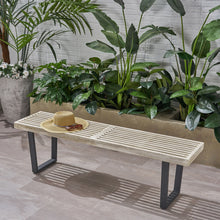 Load image into Gallery viewer, Intrinsic - Outdoor Dining Bench With Slat Top
