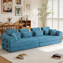 Load image into Gallery viewer, Modern L-Shape Modular Sectional Sofa, Compressed Design

