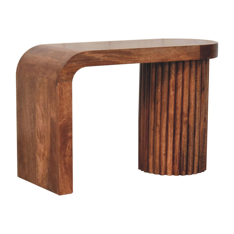 Solid Wood Abstract Coffee Table - Natural