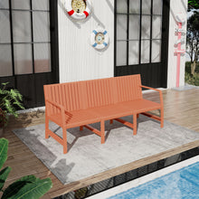 Load image into Gallery viewer, 1 Piece Indoor / Outdoor 3 Seater Sofa, UV-Resistant, Waterproof And Durable
