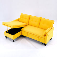 Load image into Gallery viewer, L-Shaped Reversible Chaise Sectional Sofa With Storage
