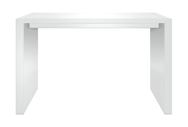 60" Wood Recgular Bar Table - White