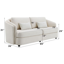 Load image into Gallery viewer, Mariko - 3 Piece Living Room Set Sofa Loveseat Chair - Beige
