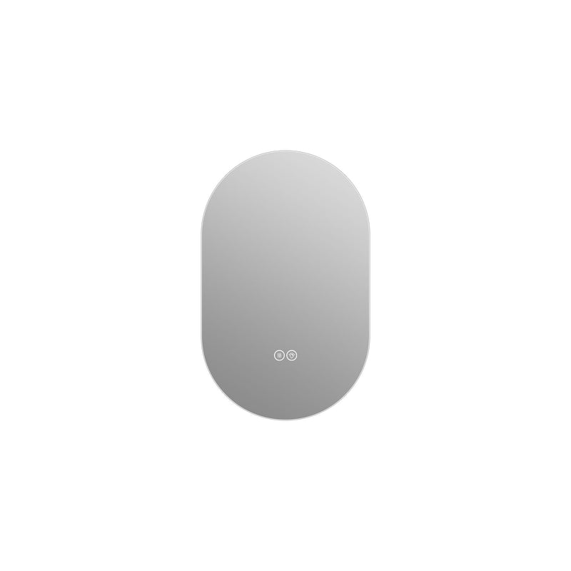 Smart Wall Mounted LED Touch Screen Mirror With Anti-Fog Function And Adjustable Lighting