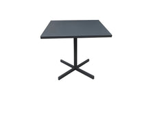 Load image into Gallery viewer, 32" Gray Square Aluminum Pedestal Base Dining Table
