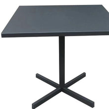 Load image into Gallery viewer, 32" Gray Square Aluminum Pedestal Base Dining Table

