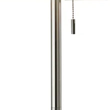 Load image into Gallery viewer, 68" Silver Floor Lamp With White Fabric Drum Shade
